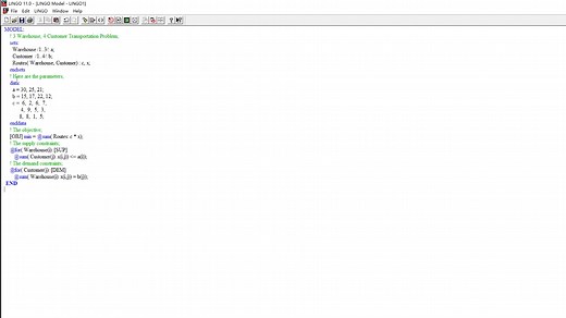 Lingo软件0基础-[3.4 运输问题]