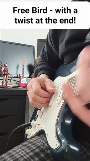 Free Bird guitsr intro solo with a twist!