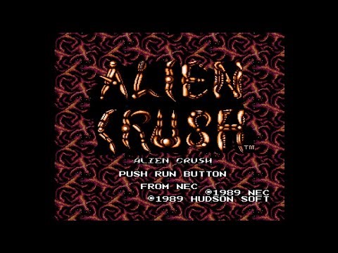 Let's Play Alien Crush (TG-16) - Pinball with a side of Giger