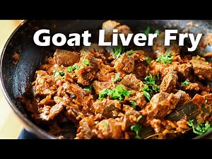 Goat Liver Fry | Mutton Liver Fry | Easy Mutton Recipe