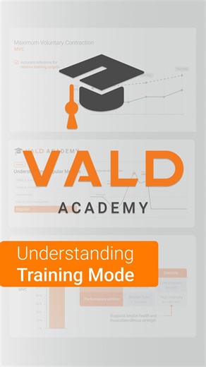 VALD Performance on Instagram: "📊 New on VALD Academy: Understanding Training Mode Key topics include: ✅ Implementation of Training Mode across ForceFrame and NordBord ✅ Isometric vs eccentric contractions ✅ Strength training assessments ✅ Adaptation monitoring ✅ Return-to-play decision-making 👉 Start the course today on VALD Academy — available to all VALD Hub users 🔗 LINK IN BIO"