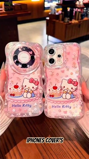 🍓 Cutest Hello Kitty iPhone Case Ever! | #trending #viral #iphone #cover #shorts