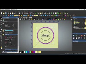 ArtCAM Area Clearance se Stamp Kaise Banaye | 3D Roughing Practical | Tutorial 9B