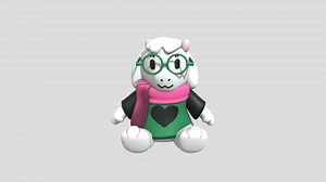 Hatless Ralsei Plush - Download Free 3D model by haider (@haiderhabibi)