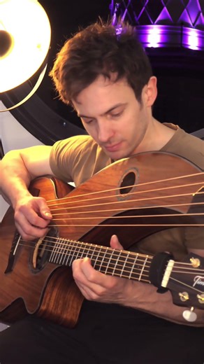 Crazy frog medley! On my double guitar Blue Popcorn Axel F #crazyfrog #coversong #acousticguitar