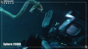 30K views · 245 reactions | Sphere was released 26 years ago on this day in 1998 and made the water scary again! Video Courtesy of Warner Media  Sphere (1998) 易 Michael Crichton ✒ Kurt Wimmer, Stephen Hauser, Paul Attanasio  Barry Levinson  Dustin Hoffman, Sharon Stone, Samuel L. Jackson, Peter Coyote, Liev Schreiber, Queen Latifah, Marga Gómez, Huey Lewis, Bernard Hocke, James Pickens Jr., Michael Keys Hall  Elliot Goldenthal | Nostalgic Nebula | Facebook