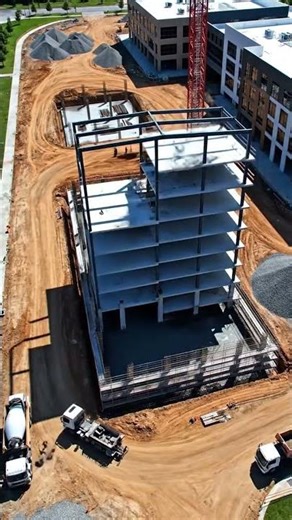 Building a Multi-Story Structure 🏗️ Amazing Construction Process #building