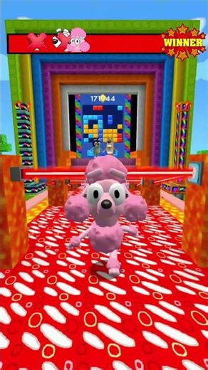 Bluey vs Laser challenge! 🌸💐💙 5 #blockblast #shorts #minecraft #roblox