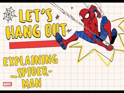 Marvel Spider-Man Beige Yellow Blue Disney Invitation “OneClick: Small Stories, Big Life Lessons”