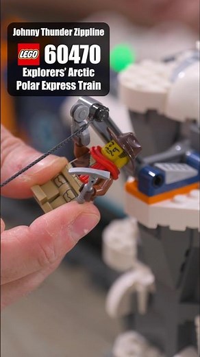 LEGO 60470 Johnny Thunder Zippline | LEGO Explorers' Arctic Polar Express | Showcase City 2025 Train