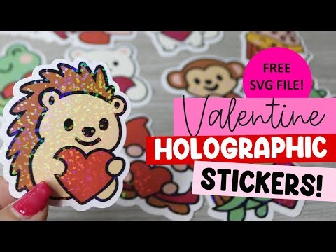Valentine's Day Sticker Ideas & Cricut Tutorial