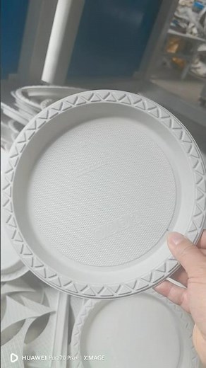 Disposable Food Plate Making Automatic Inline Thermoforming Machine Production Line