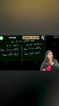 📑 MARK ROOM🔥Ratio of Amplitudes of Interfering Waves #markroom #xylemstate11and12tamil #class12