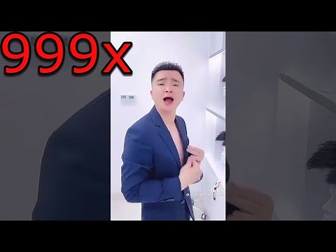 Bald Chinese guy singing 999x speed meme