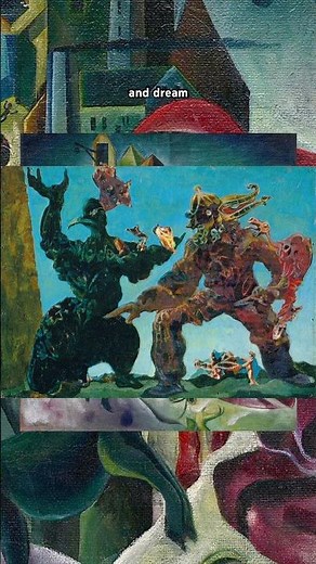 Why did Max Ernst paint himself as a bird?