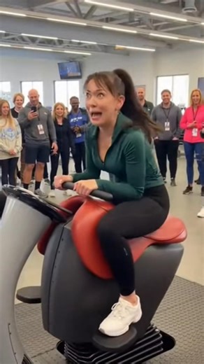 Unexpected Rodeo in the Fitness Gym! Machine Goes Berserk and Everyone Loses It 😂