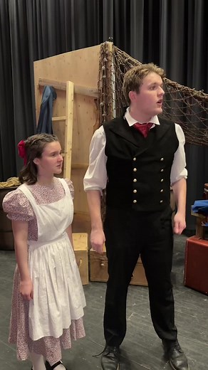 PETER AND THE STARCATCHER!!! #theatre #peterandthestarcatcher #highschooltheatre #musical #theatrekid #peterpan