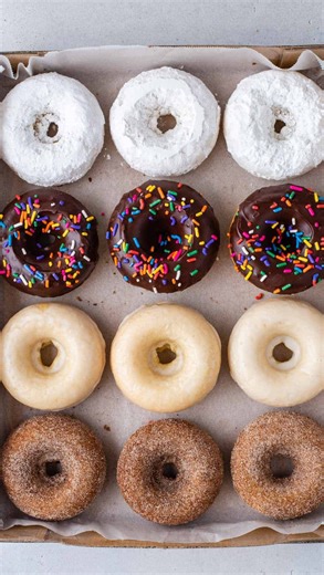 Without a doubt, this baked donut recipe is our absolute favorite! 🙌🏼 🍩 Easily whip up these homemade donuts with a variety of glaze choices. This recipe has been tested and proven, and it even includes an outstanding gluten-free donut option!! 👀 Comment “recipe” to get it in your DMs! https://thefirstyearblog.com/baked-vanilla-donuts/ #donuts #bakeddonuts #vanilladonuts #homemadedonuts #glutenfreedonuts | The First Year