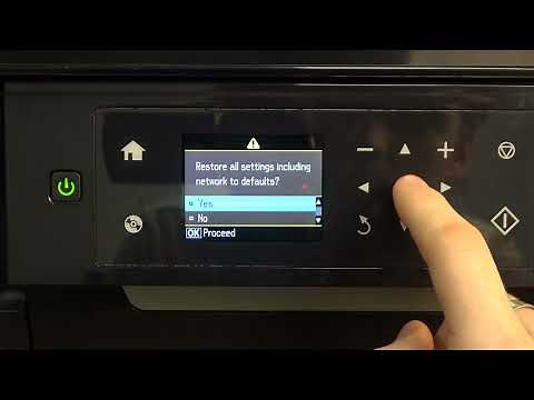 How to resolve all system problems on Epson XP 640 series / Factory reset on Epson XP 640