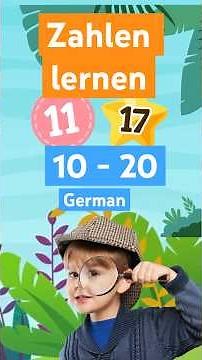 Zahlen lernen 10 bis 20 - Zahlenlied - Kindermusik - counting in german kids - numbers Tamil -Flappi