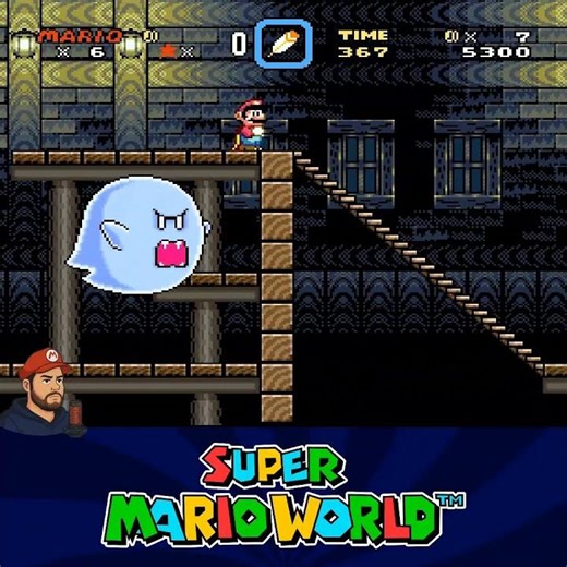 Super Mario World (SNES) Ghost House1 #SuperMarioWorld #SuperNintendo #snes #shorts