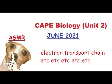 CAPE Biology Unit 2 2021 Paper 2 Full Walkthrough (ASMR)