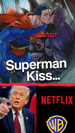 Superman Batman Kiss 💋😘 Possible?? Netflix DCU #shorts #netflix #warnerbros #dcuniverse