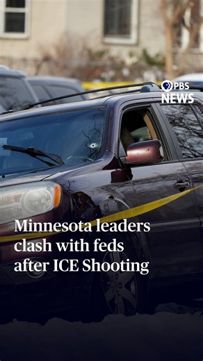 State and local officials in Minneapolis are outraged after an Immigration and Customs Enforcement agent fatally shot a woman there. Federal officials accused that woman of trying to run over officers with a vehicle, claiming the shooting was in self-defense. The city’s mayor says the video tells a different story. @ElizLanders reports. A warning: The video in this story is disturbing. | PBS NewsHour