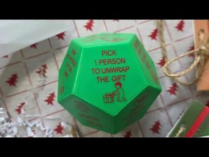 Santa Swap Gift Exchange Dice for Christmas Game