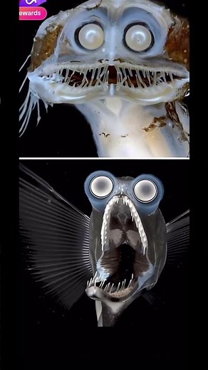 The telescope fish, one art creature #abominationrealm #horror ￼
