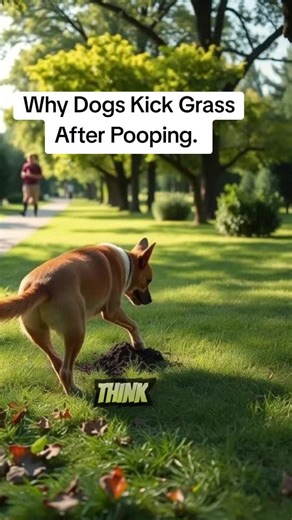 Why Dogs Kick Grass After Pooping. Why dog kick grass after pooping Dog scratching ground after poop Grass kicking behavior explained Dogs marking territory poop Dog paw gland scent marking Territorial marking dogs Chemical and visual communication Ancestral wolf behavior Ground scratching not covering Dog kick grass after poop #dog #dogsoftiktok #funnydog #dogpsychology #dogbehavior