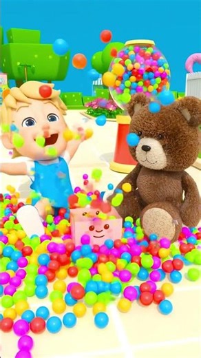 Whee! Fun Slide & Color Balls 🛝🔴 A Ram Sam Sam Cartoon | Koka TV