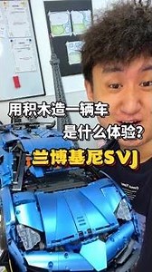 用3811块积木打造一辆兰博基尼是什么体验？这感觉不亚于造一辆真车 #积木 #vlog我的日常 #夏日暴击