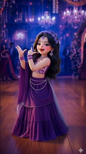 Beautiful AI Girl Dance Animation 💃 | Viral AI Dance Video | Stunning Dance Moves
