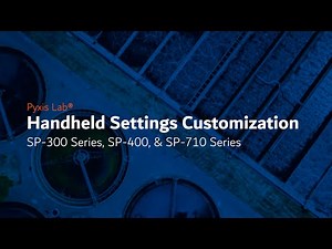 Customizing Handheld Settings | Pyxis Lab ®