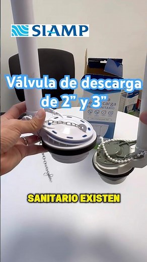 Cuál es la diferencia principal entre una válvula de descarga para sanitario de 2” y de 3” #siamp