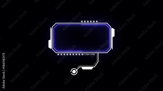 HUD callout box interface for data labels and screen annotations. Digital UI frame for information highlights and on-screen pointers. tech overlay for broadcast, presentation, and interface layouts.