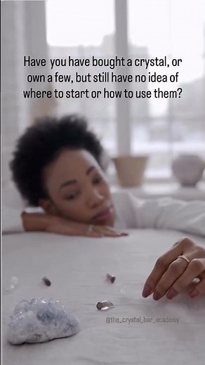 Learn how to use your crystals ✨💫 www.thecrystalbar.academy