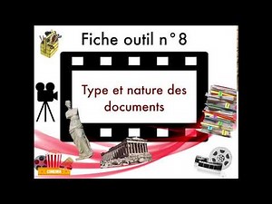 1ère FO 8 - Type et nature des documents