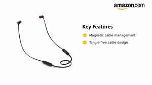 JBL TUNE 110BT - In-Ear Wireless Bluetooth Headphone - Black