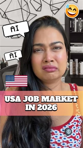 Madhuri Desai | Indian 🇮🇳 in USA 🇺🇸 | Funny NRI Desi Vids | on Instagram: "Do you think AI skills matter more than experience these days? ai jobs usa, applying for jobs 2026, hiring, tech jobs ai, prompt engineering jobs, us job market, software engineer, job interview, career #ai #aijobs #usjobmarket #techcareers #bayarea"