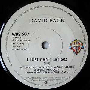 David Pack - I Just Can't Let Go / Do Ya