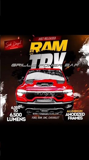 Ram TRX GRILL LIGHTS just released