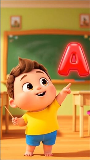 3D ABC Song for Kids | Learn Alphabets A to Z | Fun Cartoon Animation for Children.