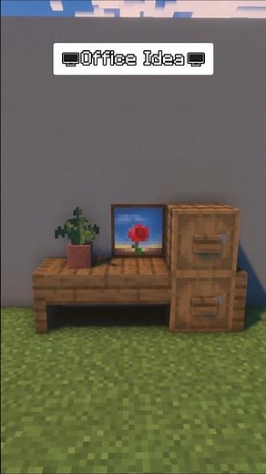 Aesthetic Office Idea in Minecraft! 🖥️✨