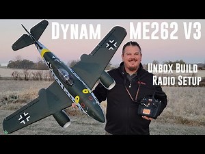 Dynam - Messerschmitt Me 262 V3 - Twin 70mm - Unbox, Build, & Radio Setup