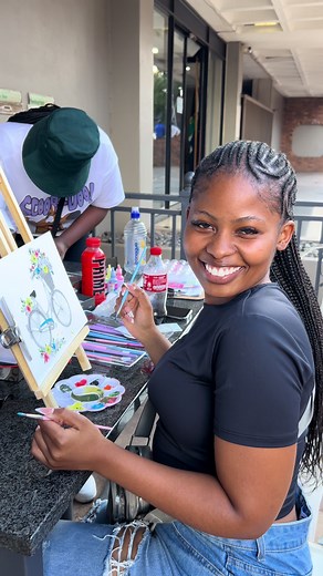 Wainting to see the final product? So are we 🤭🤭 1077 Arcadia Street, Hatfield Painting: R100.00 and R120.00 with an apron Bicycles: R60.00 = 30 minutes R100.00 = 1 hour. R180.00 = 2 hours bring your ID/driver’s license/ passport to hire a bike #salientcycles #thingstodoinpretoria #SAMA28 #dateideas #date #content #fyp #funthingstodo #contentideas #couplegoals #fashion #fun #funactivities #memories #thingstodo #ridingabicycle #cycling #painting #bicycles