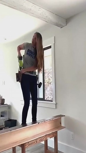 24K views · 160 reactions | Installing the beam wrap I built. Kitchen is almost complete! #remodel #renovation #realhousewivesoftiktok #powertools #worklife #buildlikeagirl | Build and Create Home | Facebook