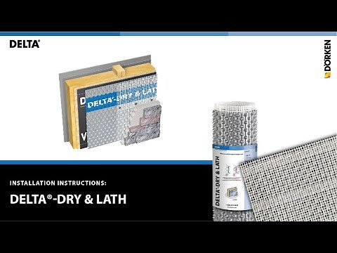 How to Install DELTA®-DRY & LATH