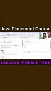 Java Placement Course || leetcode 1486